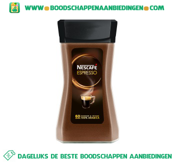 Nescafé Espresso donker & intens aanbieding