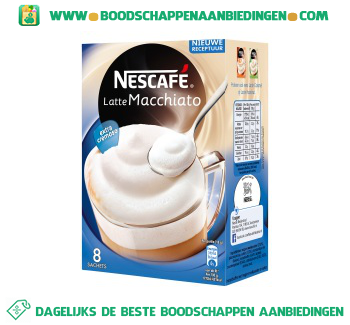 Nescafé Latte macchiato aanbieding