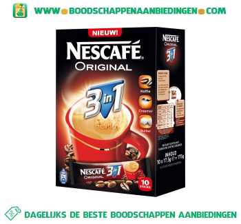 Nescafé Original 3 in 1 aanbieding