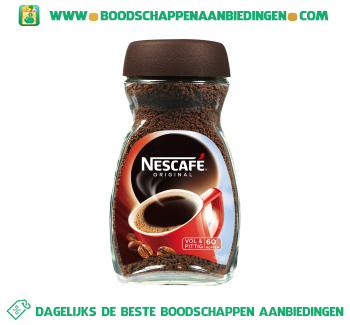 Nescafé Original instant koffie aanbieding