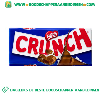 Nestlé Chocoladereep crunch aanbieding