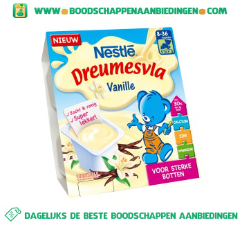 Nestlé Dreumesvla vanille aanbieding