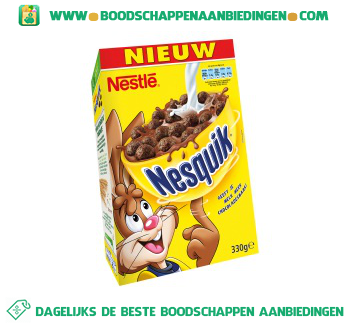 Nesquik cereals aanbieding