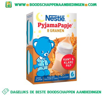 Nestlé Pyjamapapje 8-granen vanaf 6 mnd aanbieding