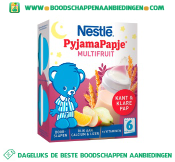 Pyjamapapje multifruit vanaf 6 mnd aanbieding