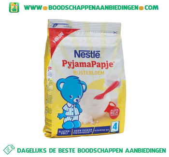 Nestlé Pyjamapapje rijstebloem vanaf 4 mnd aanbieding