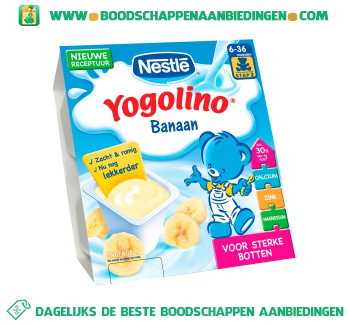 Nestlé Yogolino banaan aanbieding