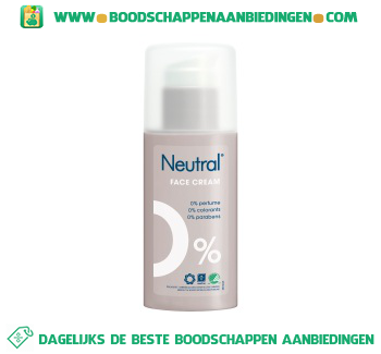 Neutral Face Cream Parfumvrij aanbieding