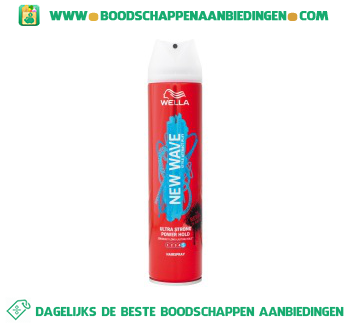 New Wave Ultra strong power hold haarspray aanbieding