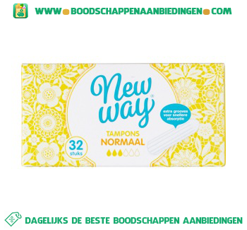 New Way Tampons normaal aanbieding