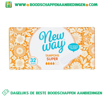 New Way Tampons super aanbieding