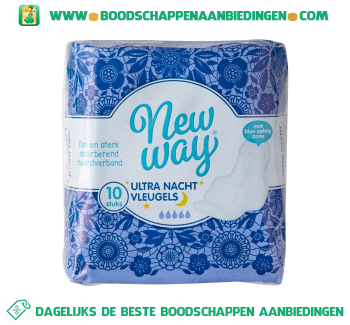 New Way Ultra maandverband met vleugels nacht aanbieding