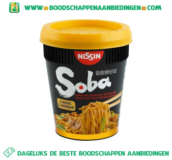 Nissin Soba cup classic aanbieding