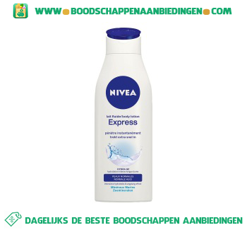 Nivea Body lotion express aanbieding