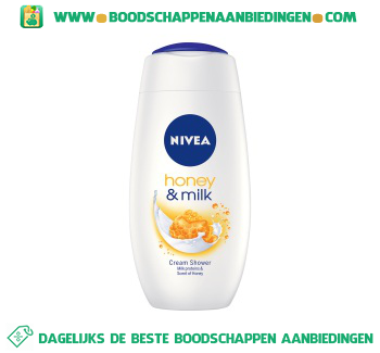 Nivea Douche melk honing aanbieding