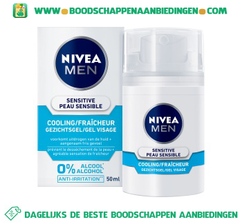 Nivea Gezichtsgel sensitive cool aanbieding