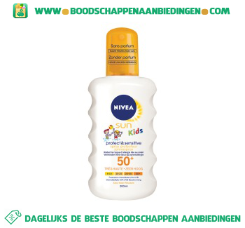 Kids pure & sensitive spray aanbieding