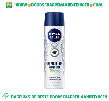 Nivea Men Deospray sensitive men aanbieding