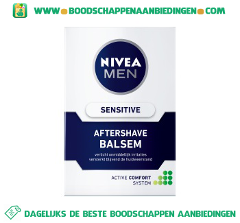 Men sensitive aftershave balsem aanbieding