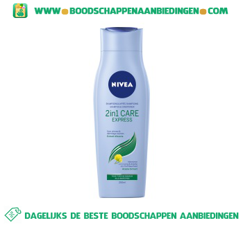 Nivea Shampoo 2in1 express aanbieding