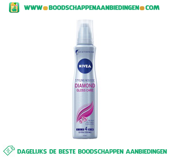 Nivea Styling mousse diamond gloss aanbieding