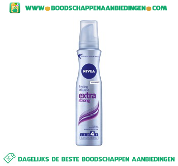 Nivea Styling mousse extra strong aanbieding