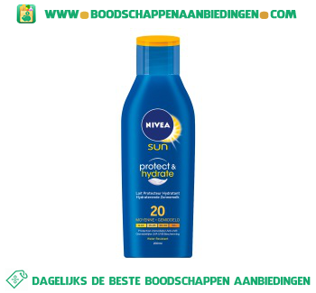 Nivea Sun zonnemelk bf 20 aanbieding