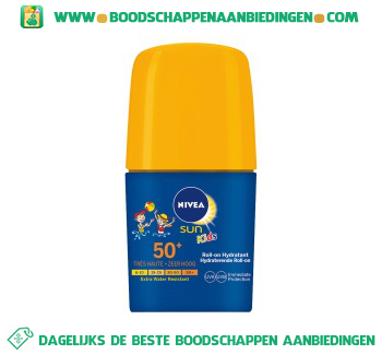 Nivea Sun zonnemelk roll on spf 50 aanbieding