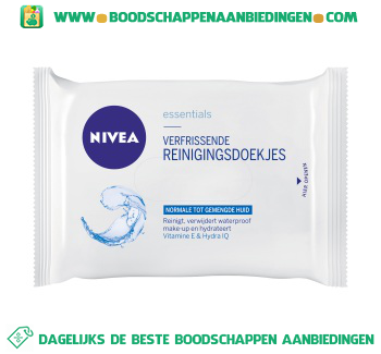 Nivea Verfrissende reinigingsdoekjes aanbieding