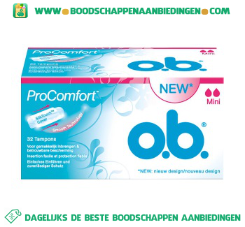 ProComfort tampons mini aanbieding