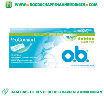 ProComfort tampons super plus aanbieding