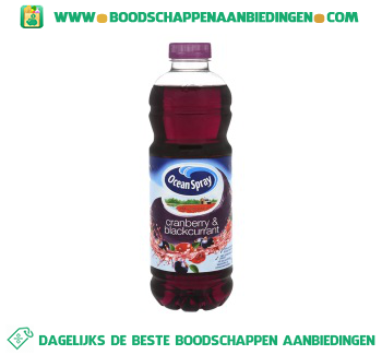 Ocean Spray Cranberry & blackcurrant aanbieding