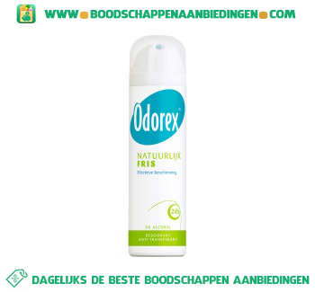 Deospray natural fresh aanbieding