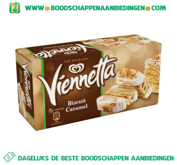 Viennetta biscuit caramel aanbieding