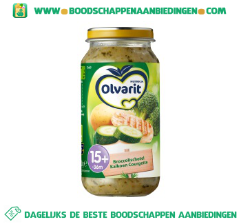 Olvarit 15m60 broccolischotel kalkoen courgette aanbieding