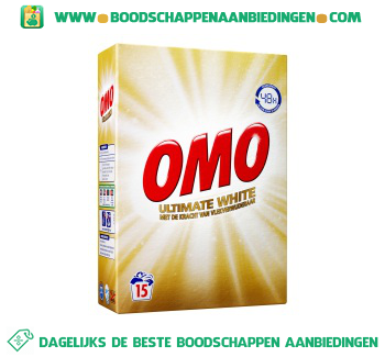 Omo Wasmiddel Ultimate Wit aanbieding