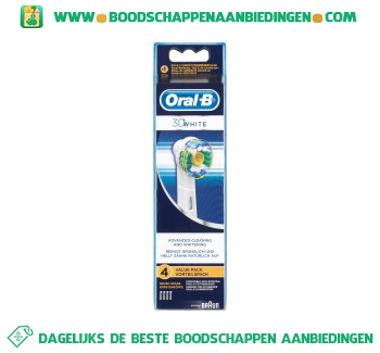 Oral-B 3D White opzetborstel aanbieding