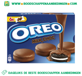 Omhuld met melkchocolade 6x2 stuks aanbieding