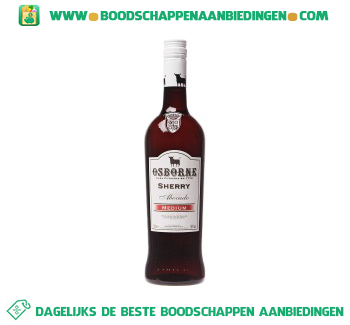 Osborne Sherry medium aanbieding