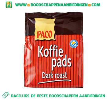 Koffiepads dark roast aanbieding