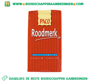 Paco Roodmerk snelfiltermaling aanbieding