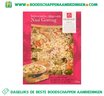 Indonesische rijkgevulde nasi goreng aanbieding