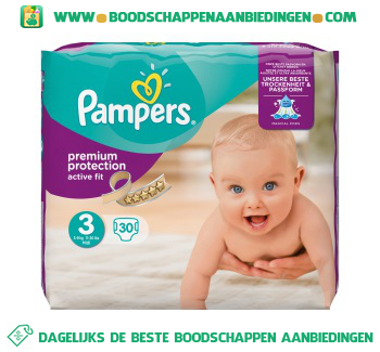 Pampers Active fit luiers maat 3 (midi) aanbieding