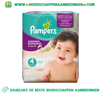 Pampers Active fit luiers maat 4 (maxi) 7-18 kg aanbieding