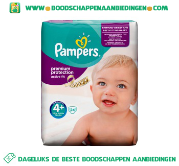 Pampers Active fit luiers maat 4+ (maxi+) 9-20 kg aanbieding