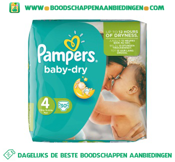 Baby dry luiers maat 4 (maxi) 7-18 kg aanbieding