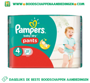 Pampers Baby dry pants maxi 4 aanbieding