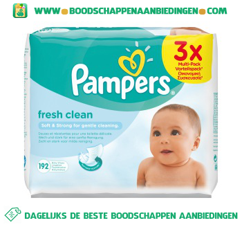 Pampers Fresh babydoekjes aanbieding