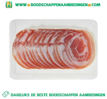 Pancetta aanbieding