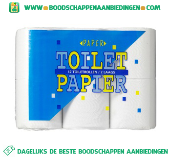 Toiletpapier aanbieding